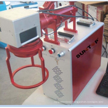 High Speed 20 Watt Mini Hand-Held Portable Fiber Laser Marker for Big and Heavy Parts Marking